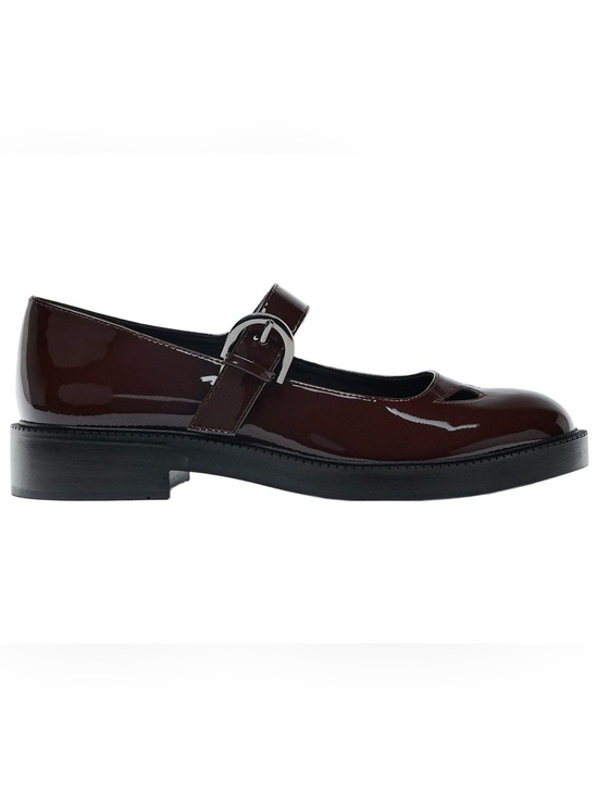 Zara Shoes - Zara Women’s Platform Mary Jane Shoes Size 8 Color Burgundy